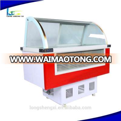 LONGSHENGXI 2018 new products luxury ice cream display freezer wholesale